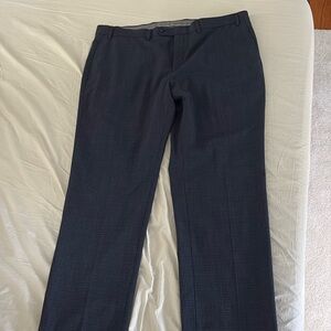 Michael Kors Blue/Mid-Grey Dress Pants